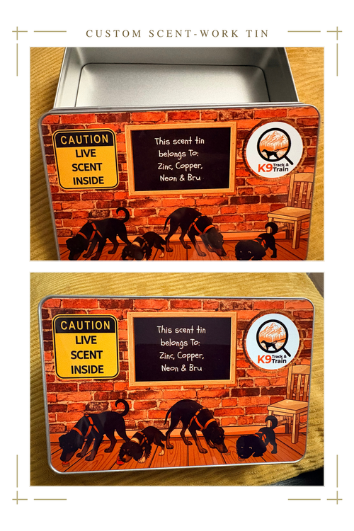 Customised Scentwork Tin